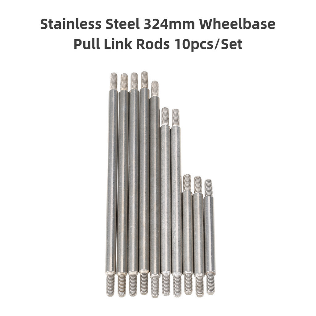 RC Link Rods Stainless Steel Link Rods For TRX4 RC Crawler - 324mm ...
