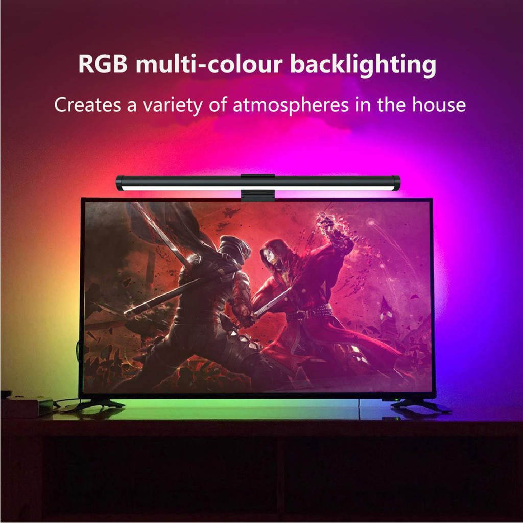 dual light source screen hanging light