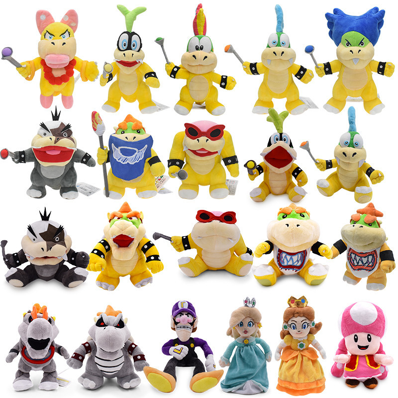 30 Styles Cartoon Mario Broser JR Princess Mushroom Bowser Koopalings ...