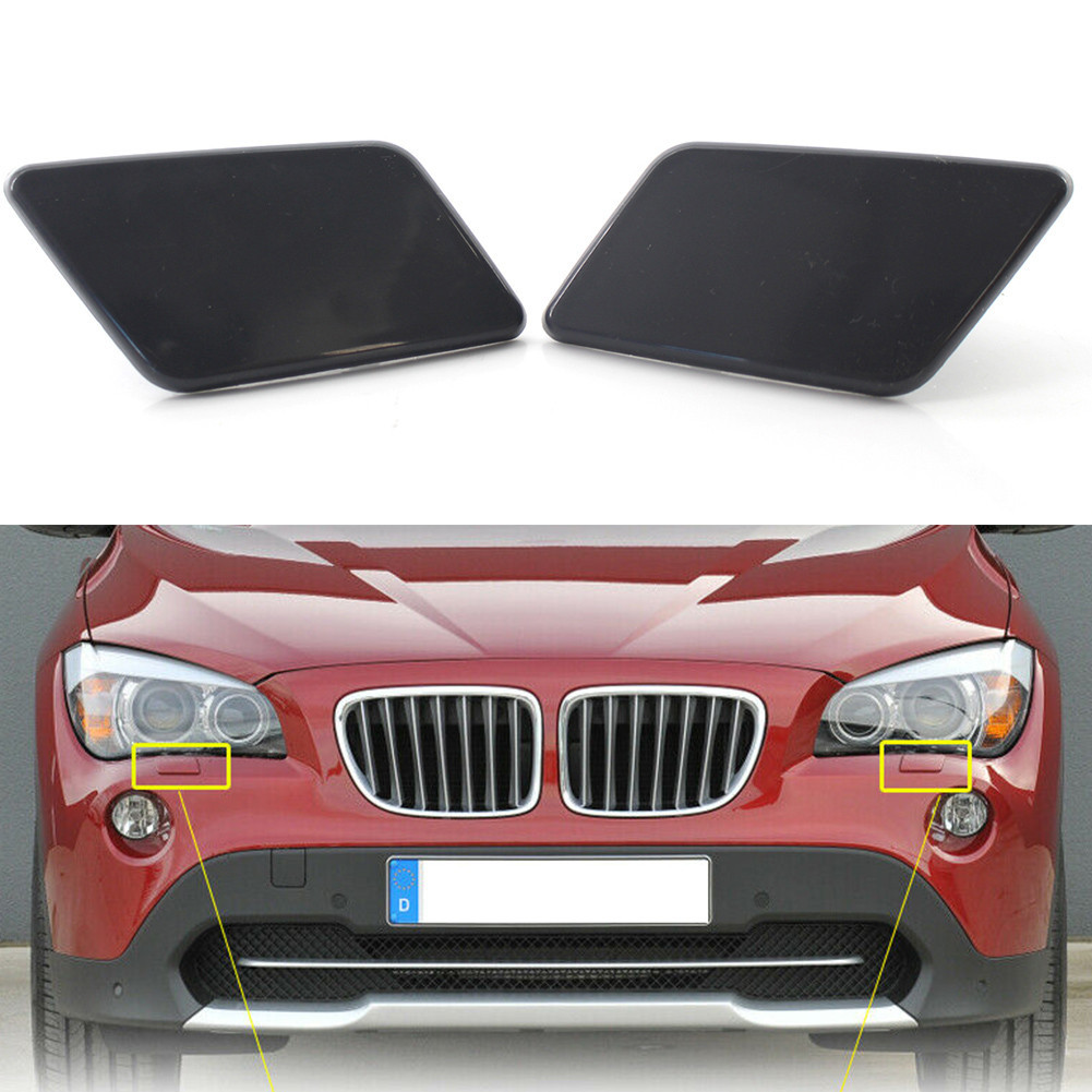 Unique Bargains Front Right Bumper Headlight Washer Nozzle Cover Cap No 51117363394 Bumper Trim Nozzle Cover Bmw 428i 2014 2016 Silver Tone Plastic 1