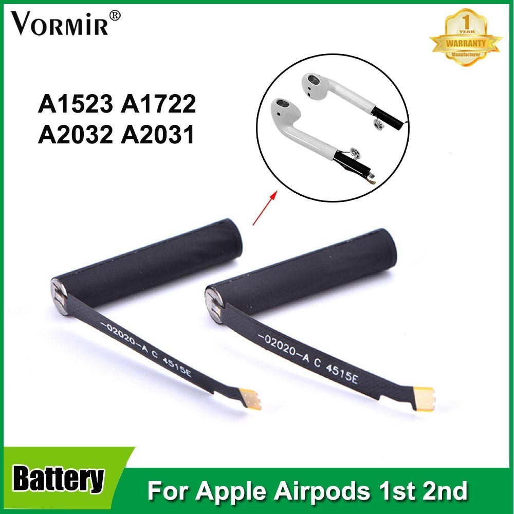 ♞Vormir Battery Replacement For Airpods 1st 2nd A1604 A1602 A1523 A1722 ...