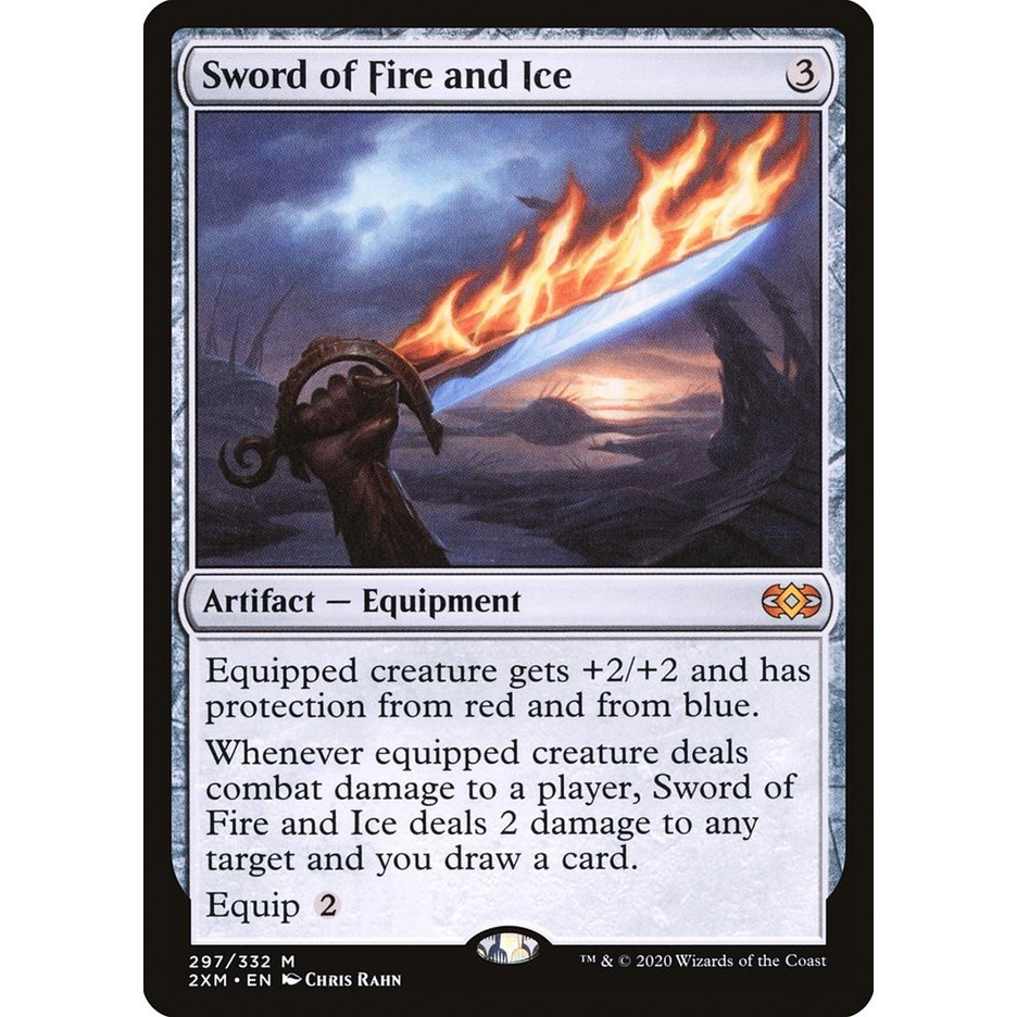 MTG Proxy Card - Sword of Fire and Ice | Double Masters (2XM) | Shopee ...