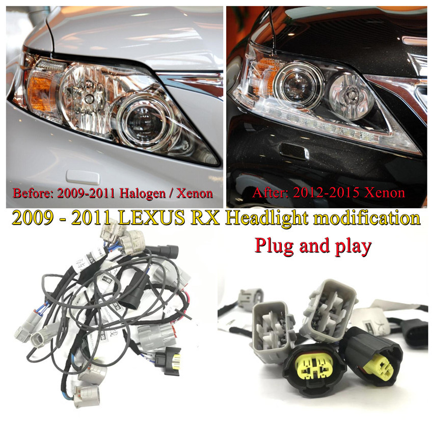 ღCar Headlight Modification Upgrade Special Transfer Wiring Adapter ...