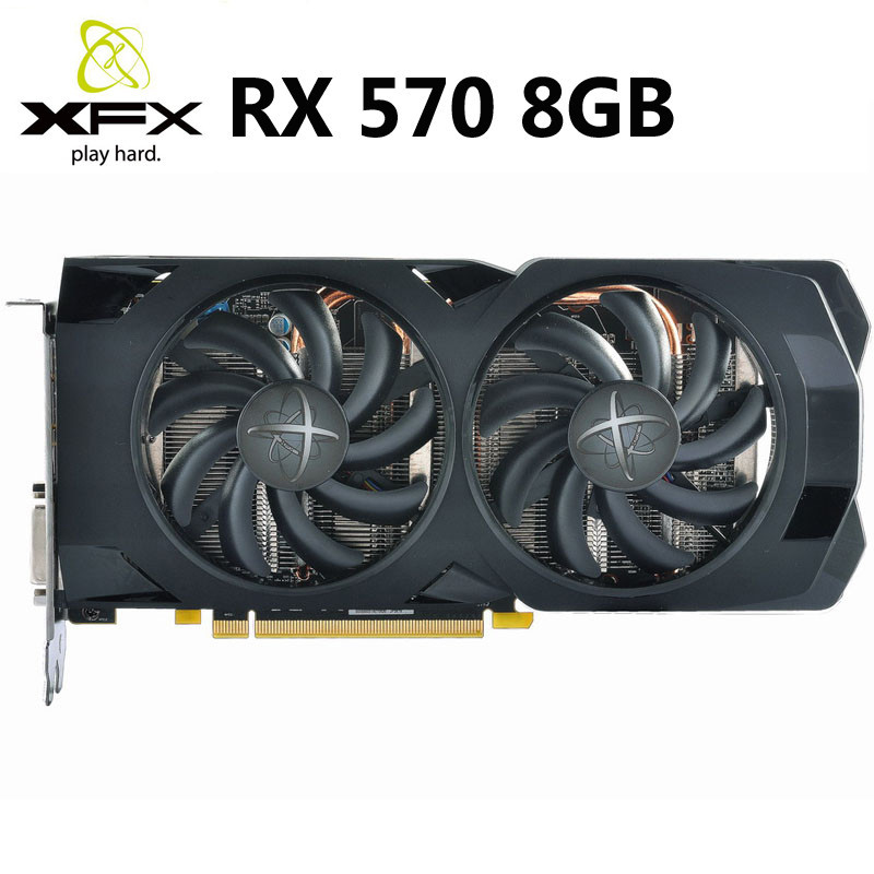 ۩XFX RX 570 8GB 256Bit GDDR5 Graphics Cards RX570-8GB Video Card For ...