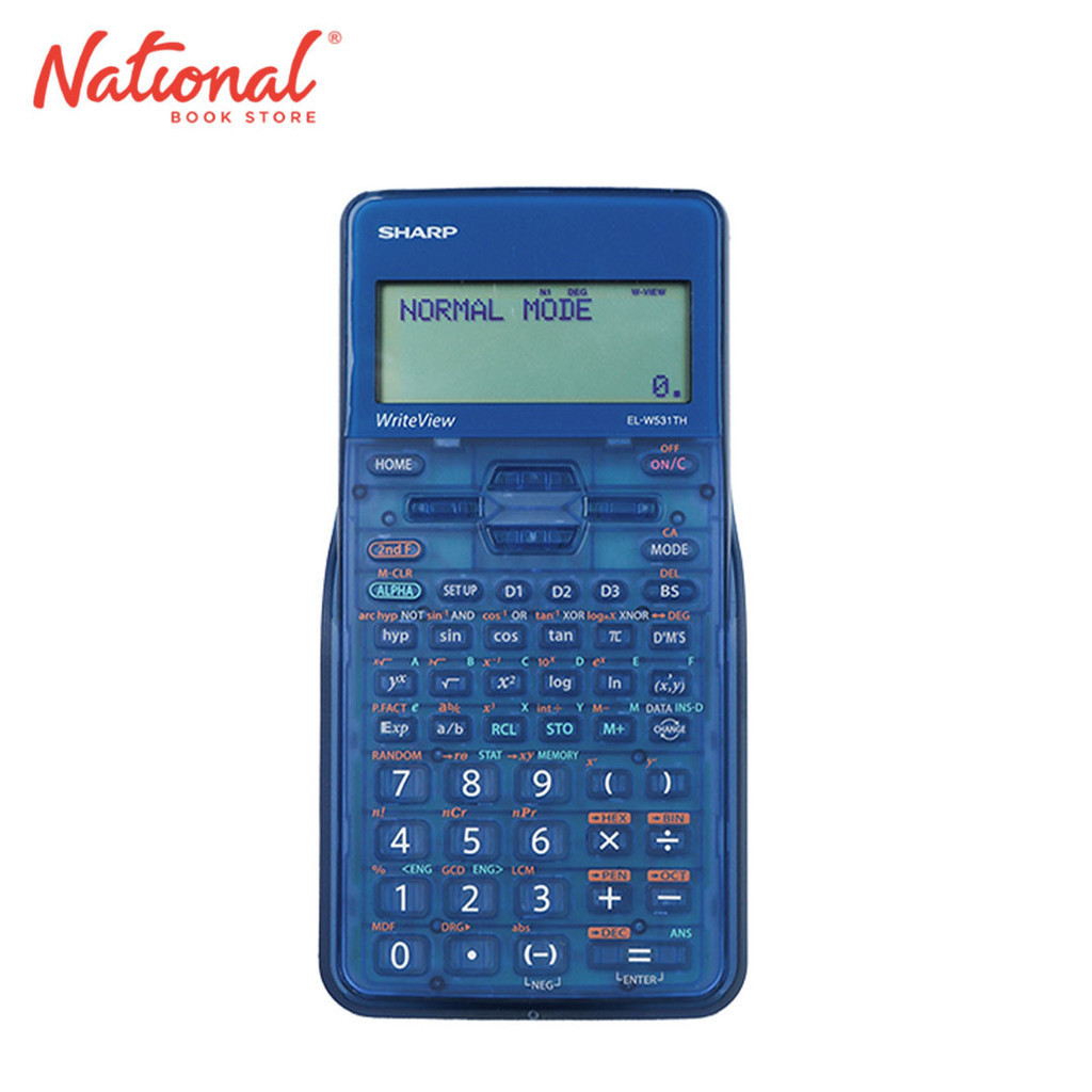 Sharp Scientific Calculator ELW531TH Wh Transparent 422 Functions ...