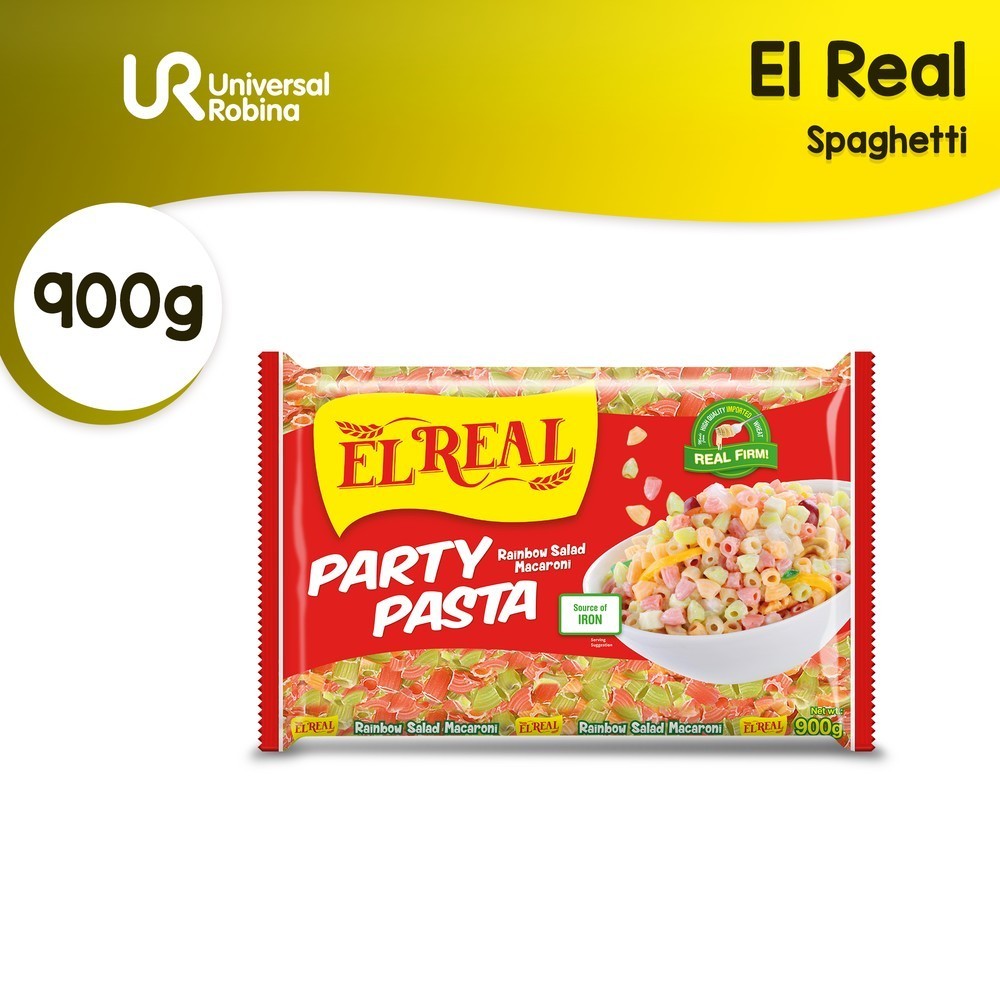 El Real Party Pasta Rainbow Salad Macaroni 900g | Shopee Philippines