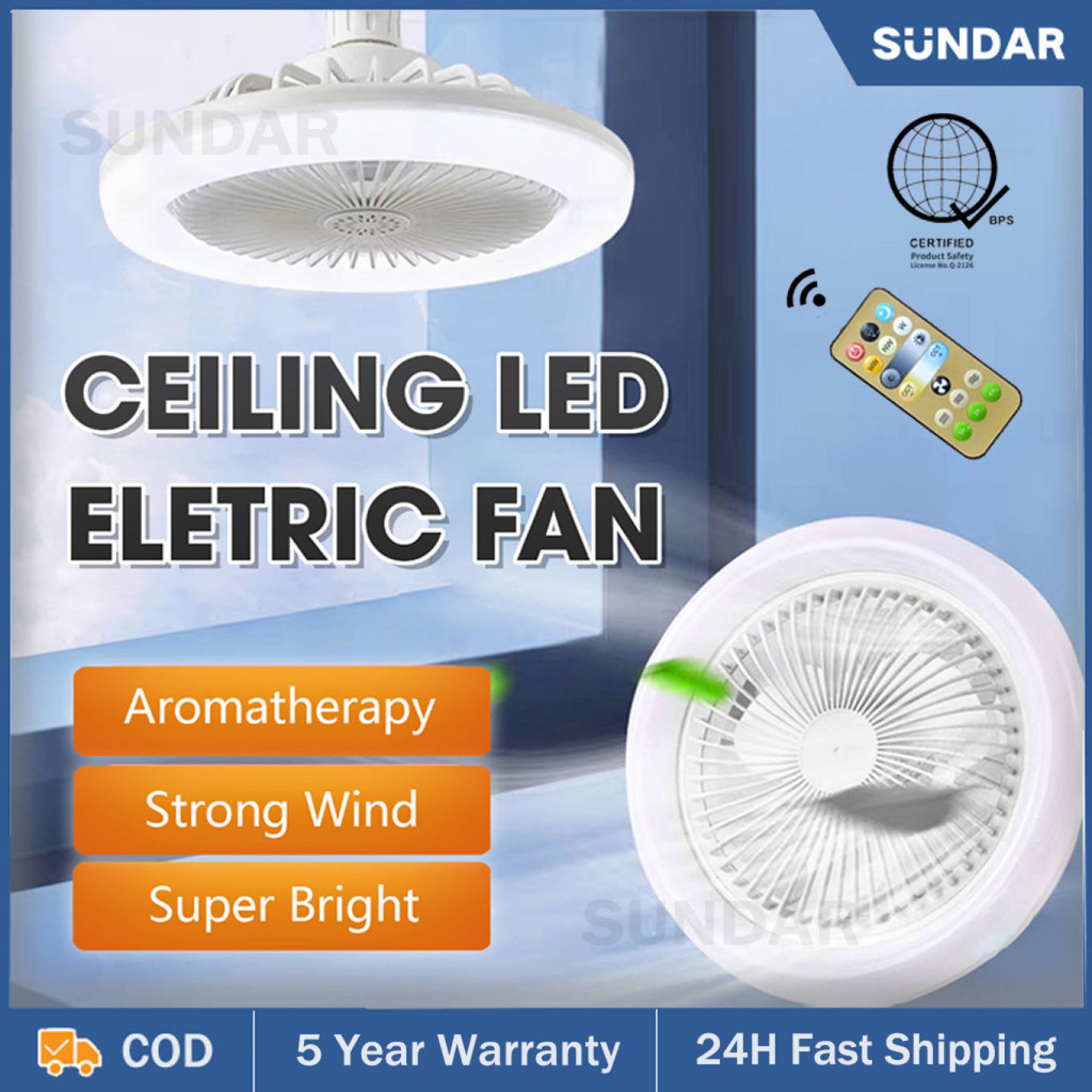 Fan Light remote control multi-function ceiling fan 3 colors light ...