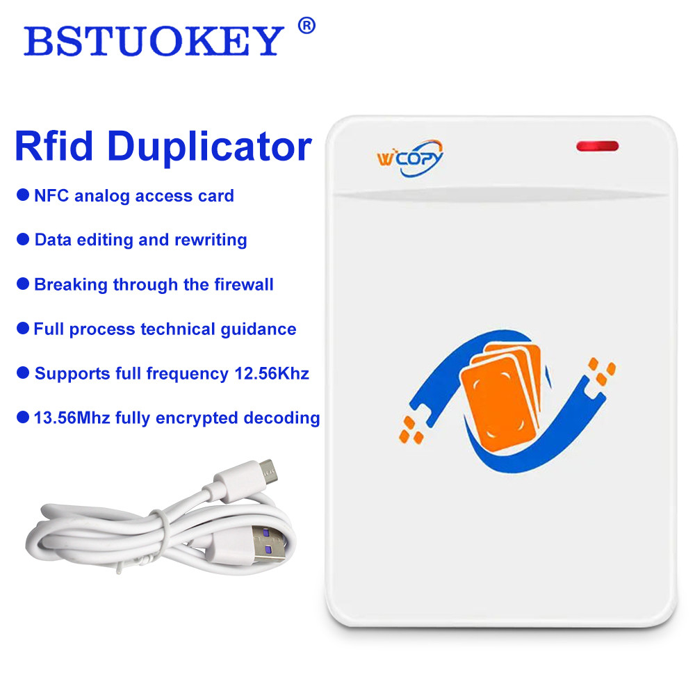 ☾NFC Smart Card Reader Writer RFID Copier 125KHz 13.56MHz USB Fob ...