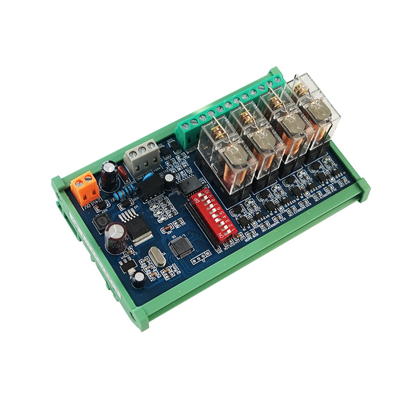 Huaqingjun 4-Channel RS485 Communication Relay Module Remote Control ...