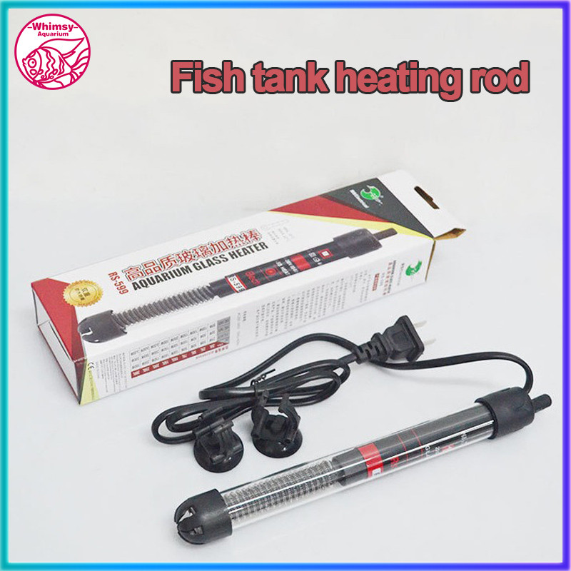 View of Aquarium Heater Glass Fish Tank Adjustable Thermostat Heater For ...