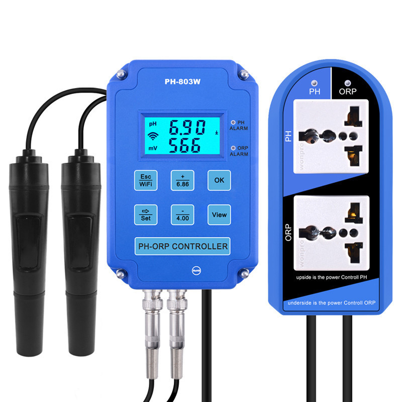 Digital Meter PH-803W WIFI ORP/PH Meter Controller Online Water Quality ...