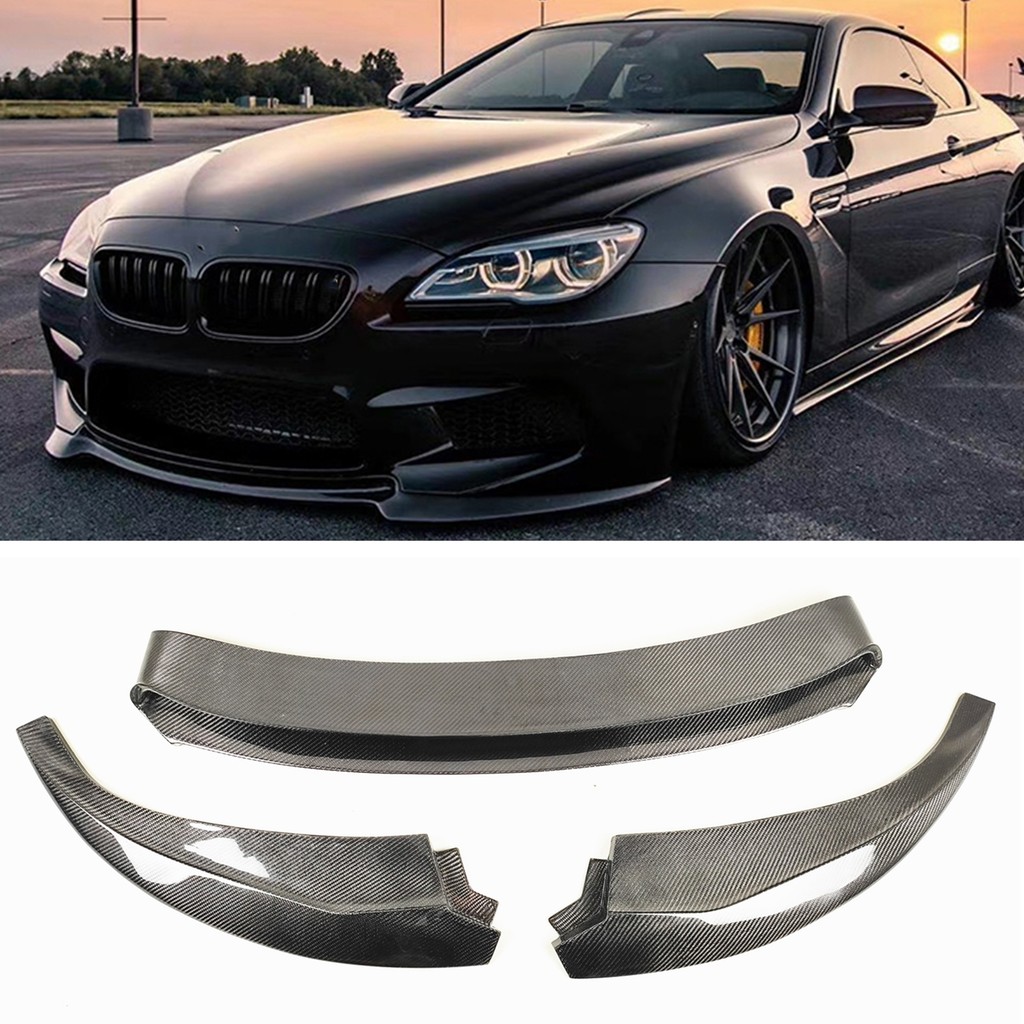 V Style Front Bumper Spoiler Splitter Lip For BMW F06 6 Series M6 Only
