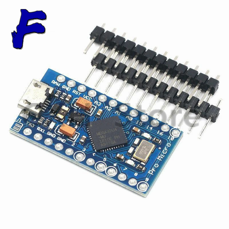 ☛Pro Micro ATmega32U4 5V 16MHz Replace ATmega328 For Arduino Pro Mini ...