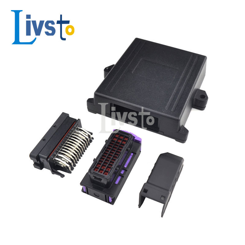 ☃1 Set 39 Pin Way ECU Aluminum Shell Plug Car Control Box Generator