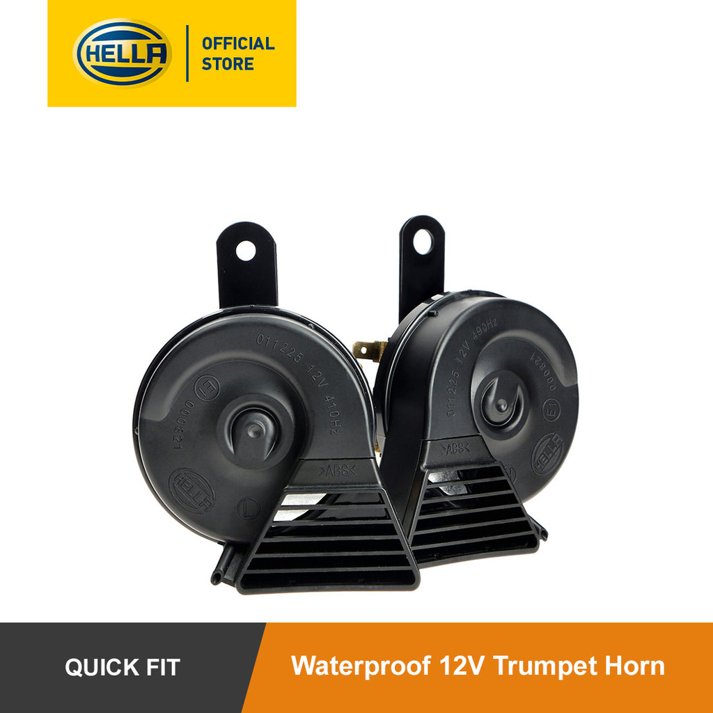 Hella Waterproof 12V Trumpet Horn (Set of 2) - 011 225 181 | Shopee ...