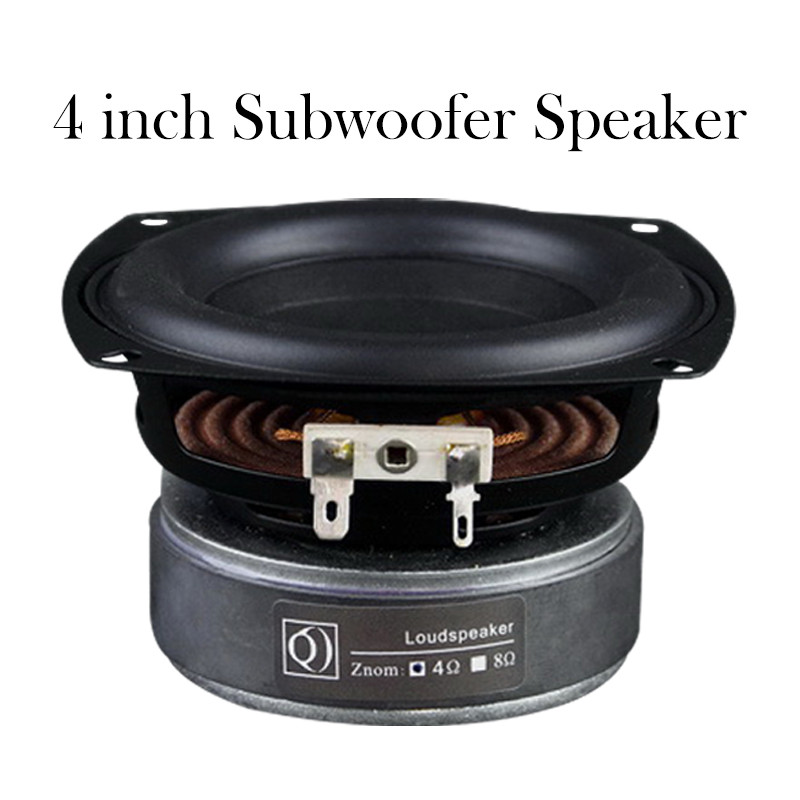 웃4 Inch Subwoofer Speaker Woofer Unit 4 8 Ohm 40W Home Theater Computer