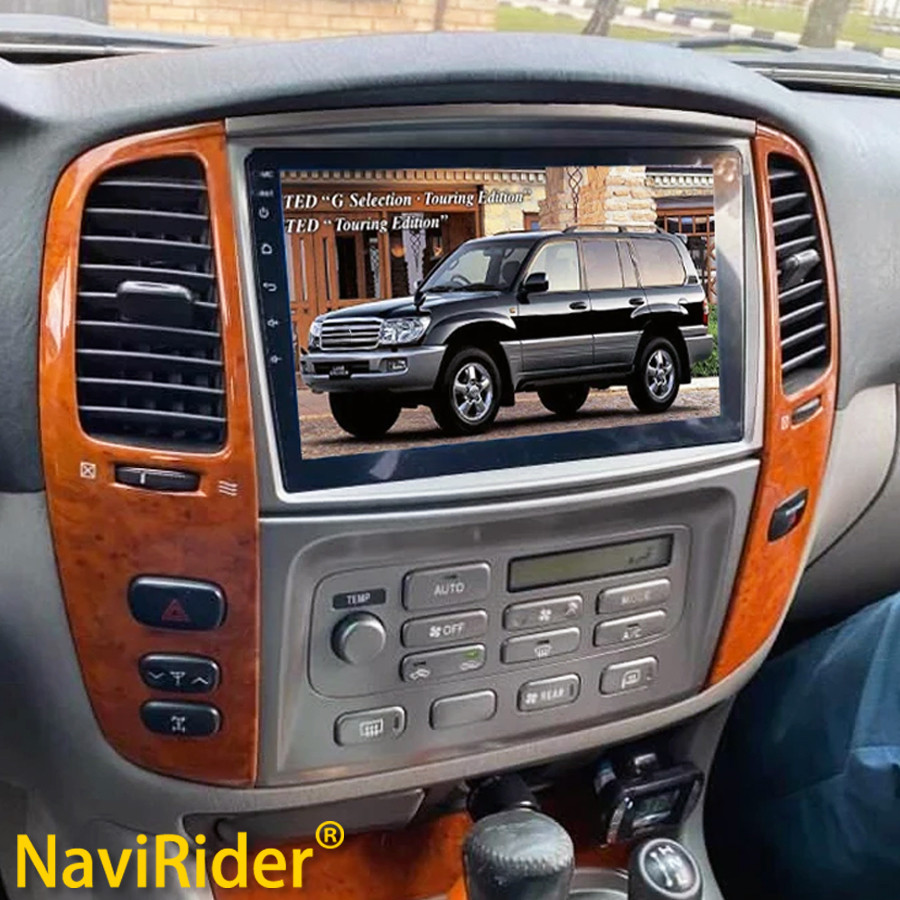 ☭Android 13 AI Voice Control Car Radio For Toyota Land Cruiser LC100 ...