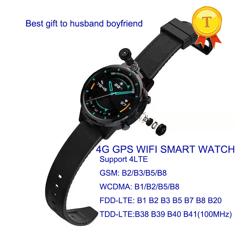best gift to husband boyfriend Men 4G lte luxury Smart Watch Dual ...