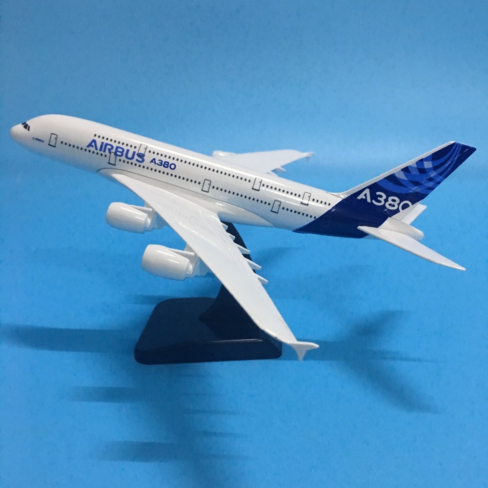 JASON TUTU Diecast Metal Aircraft Model 1:200 20cm Original Airbus A380 ...