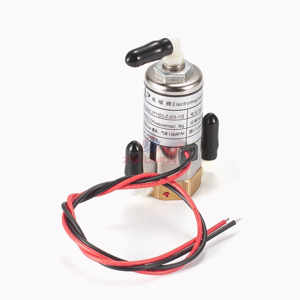 ⓏJYY 3 Way Solenoid Valve For Crystal Icontek Solvent Plotter DC 24V 5 ...