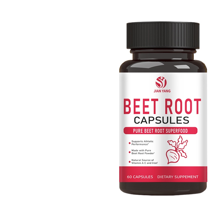 COD☈60 Capsules Beetroot Capsule Sports Health Supplement Improve Heart