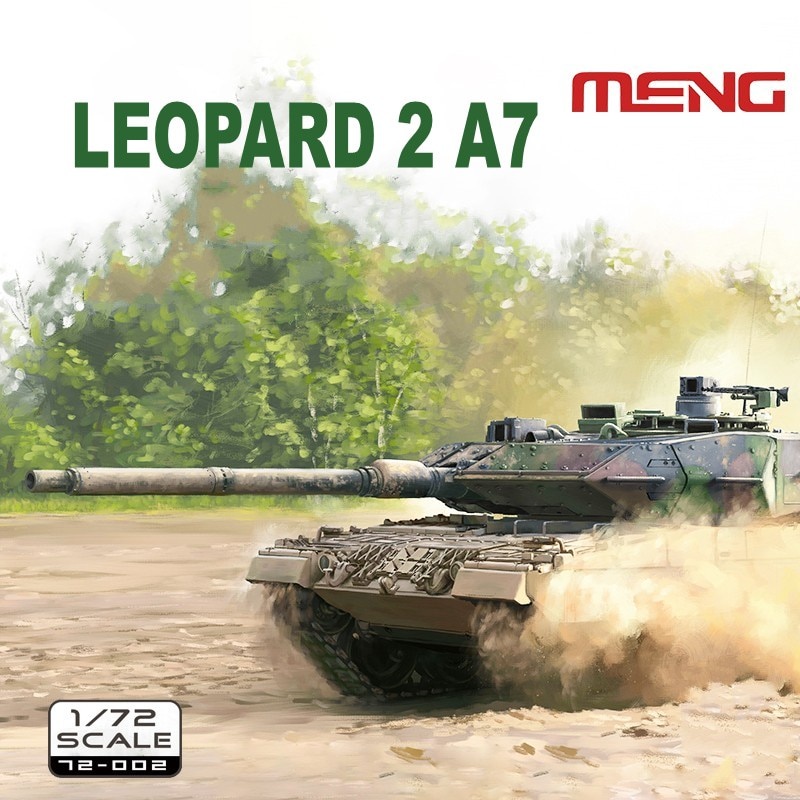 Kit Modèle Réduit Meng 1:72 Leopard 2A7 – Maquette Char Militaire à Monter, Neuve