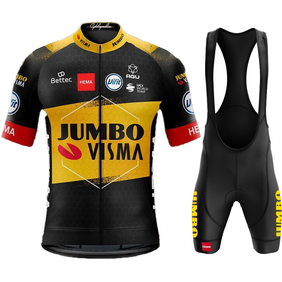 Jumbo Visma Cycling Mtb Costume for Men's Bike Summer Clothing 2023 ...