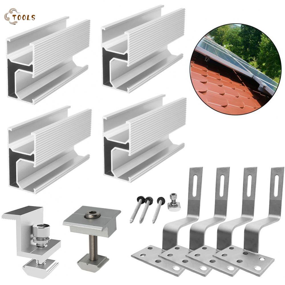 Solar Bracket Fixing Track Lightweight Mounting Rail Pv Module Roof ...