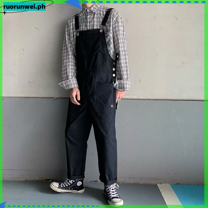 ZSN Zun Shang Niao 【Pure Cotton】Unisex Ove Rall Jumpsuit Romper ...