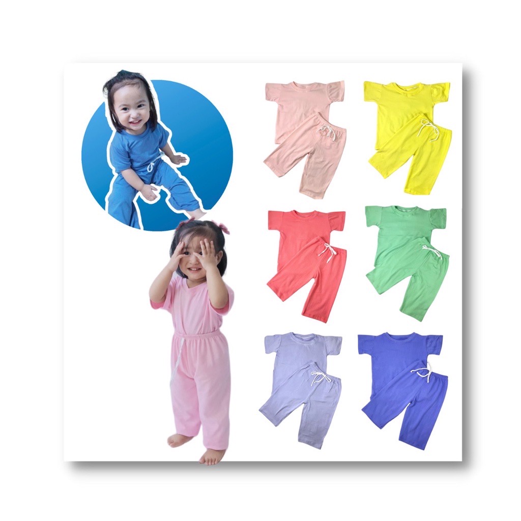 Plain Kids Terno Pajama - Batch 2 / Coordinate Set / Minimalist Pajama ...