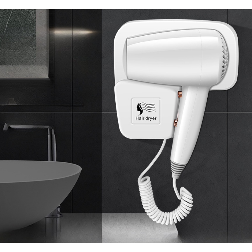 ln stock2023Negative Ion Hair Dryer Hotel Hair Dryer Wallmounted High