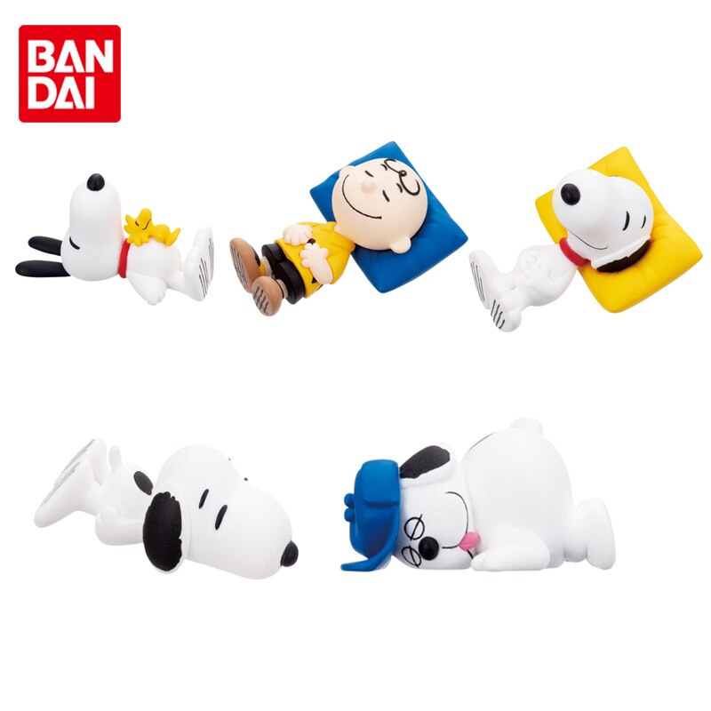 4nk Bandai Genuine Gashapon Peanuts Comic Characters Snoopys Charlie Brown Woodstock Anime Act