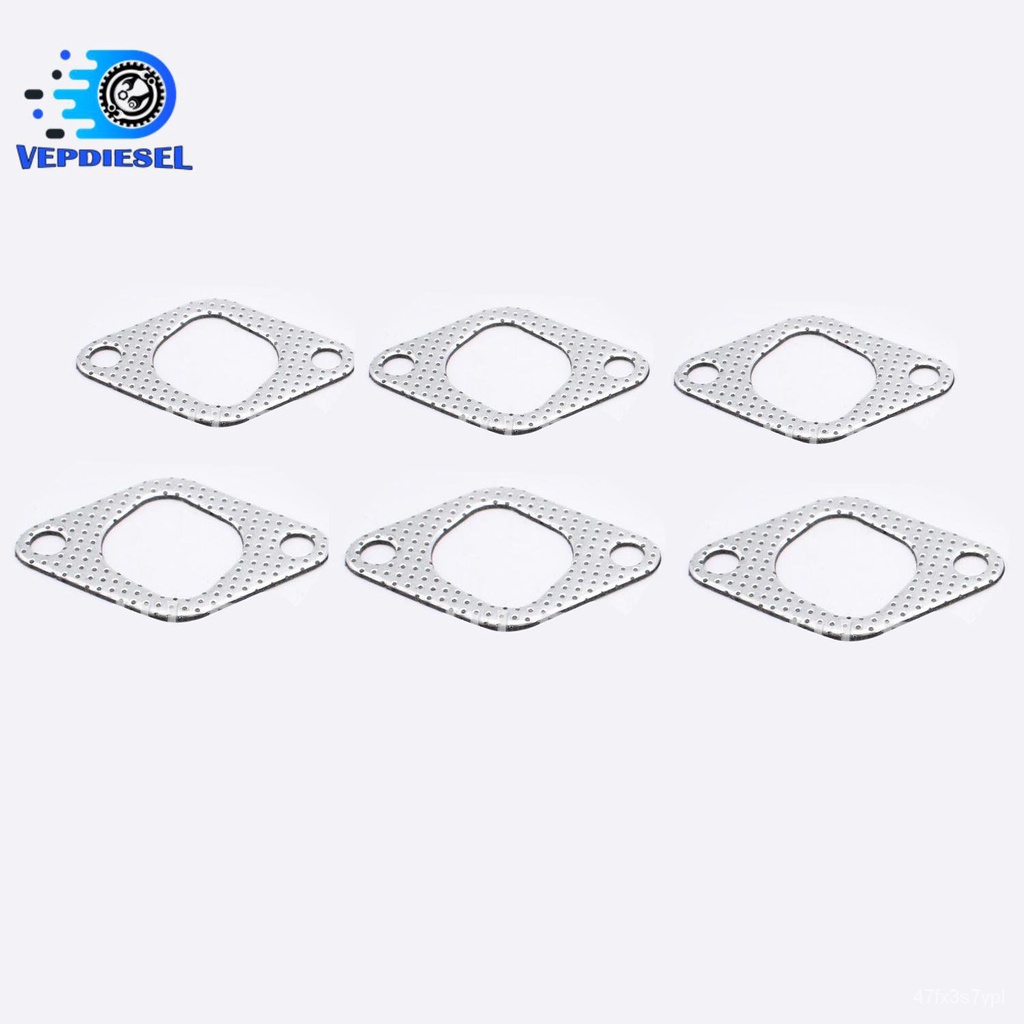 6pcs Exhaust Manifold Gasket Set For Nissan Patrol GQ GU Ford Maverick