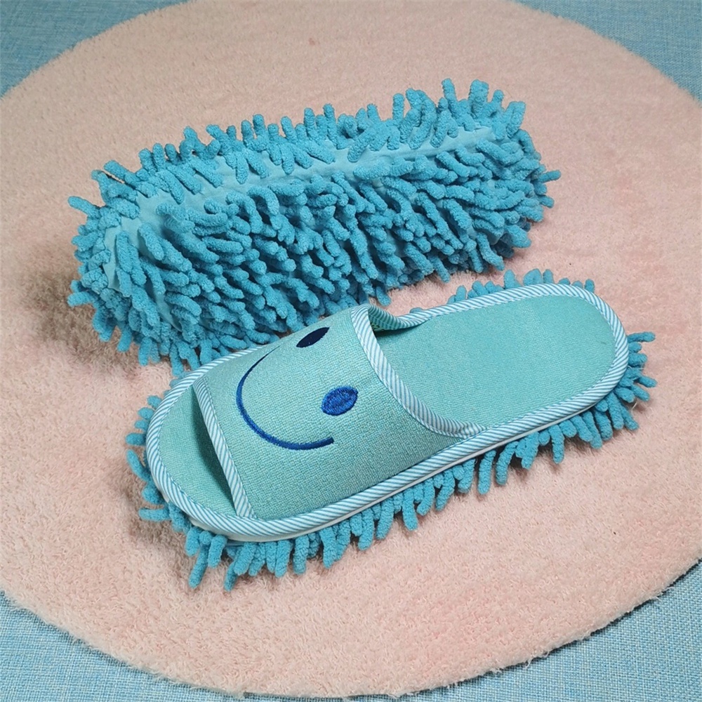 Floor cleaning tablet ♠Detachable Mop Floor Shoes Multifunction Home Cloth Cleaning Shoes Dust