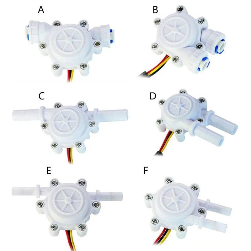 New Multiple styles Flow Sensor Control Meter Flowmeter Counter 0.2-8L ...