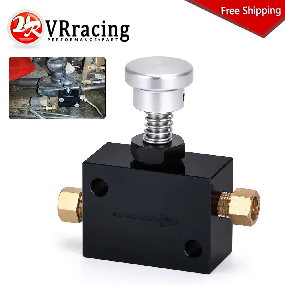 VR Hydraulic Brake Park Lock 1/8NPT Manual Brake Line Lock Pressure