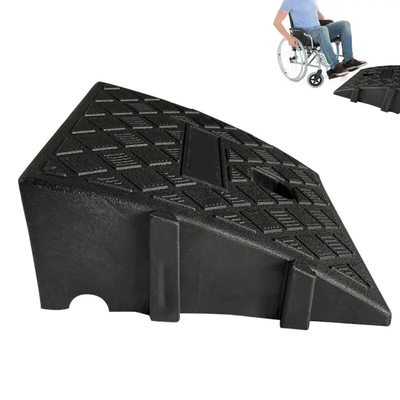 Driveway Curb Ramps Heavy Duty PVC Curb Ramp Portable Lightweight Car