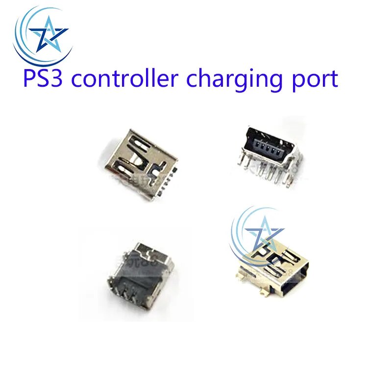 20PCS PS3 PS4 Controller charging port socket PS5 Controller charging port Handle Power port USB