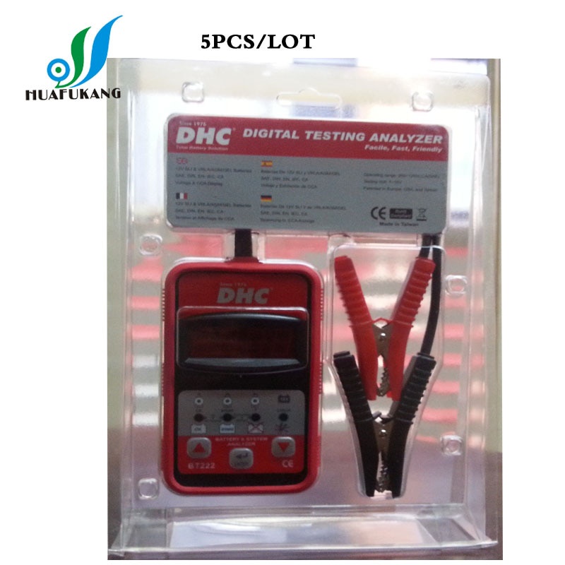 auto battery tester DHC BT222 Digital Battery charging starting System