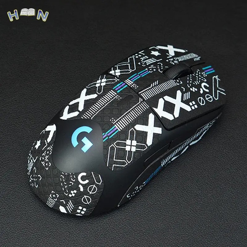 ☯1pc Mouse Grip Tape Skate Handmade Sticker Non Slip Suck Sweat For Logitech G Pro Wireless X Su