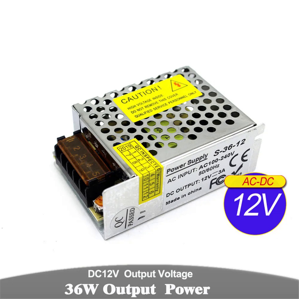 ☆Single Output 12v 24v Power Supply Switch 24V 25W 36W Led Driver