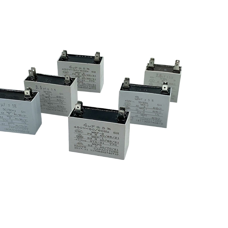Air conditioning insert capacitor external fan starting capacitor cbb61 fan capacitor 450v1.5