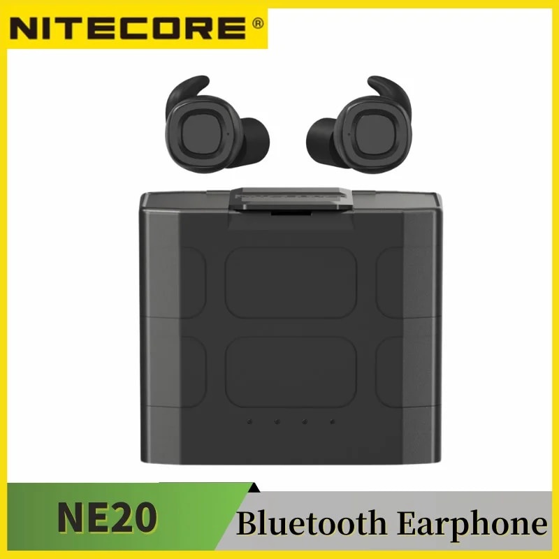 NITECORE NE20 Bluetooth Earphone Hearing Protection Earbuds Tactical Ear Electronic Hearing