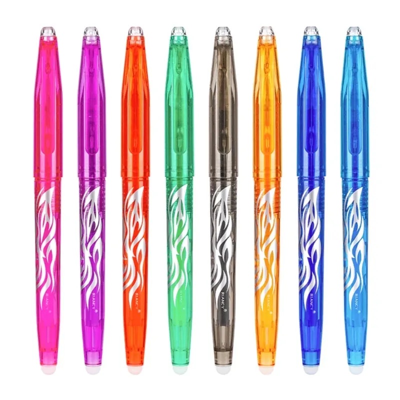 ☼4 Pcs/Set Multicolor Erasable Gel Pen 0.5mm Kawaii Pens Student