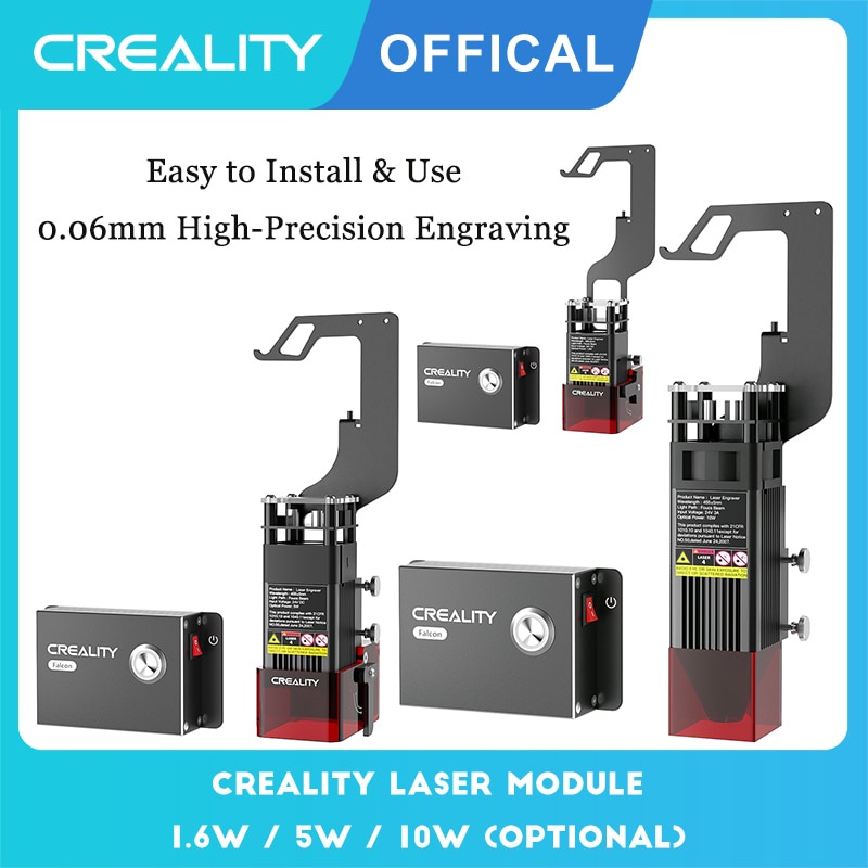 Creality Laser Engraving Module Kit 10W 5W 1.6W 0.06mm HighPrecision
