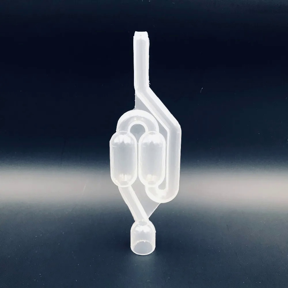 LA6E Twin Bubble Airlock S Type Airlock Oneway Exhaust Water Seal