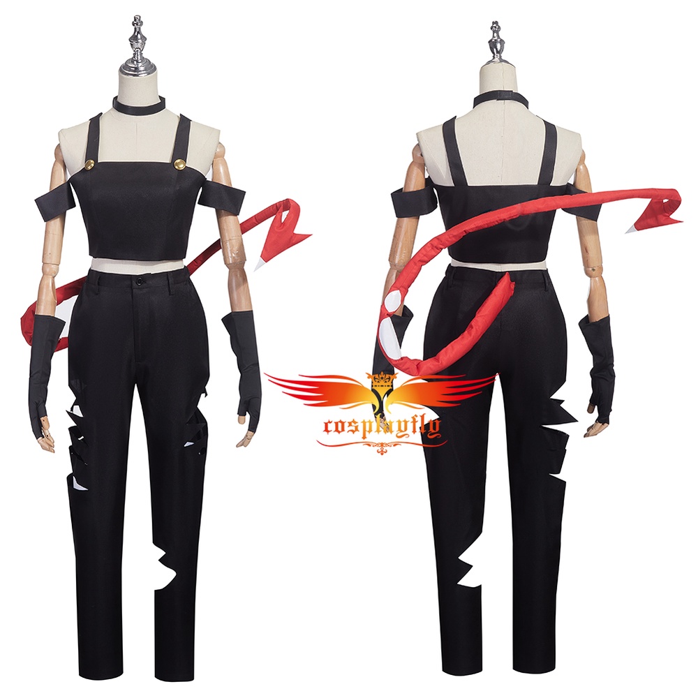 Anime Helluva Boss Cosplay Costumes for Women Adult Sexy Halter Neck ...