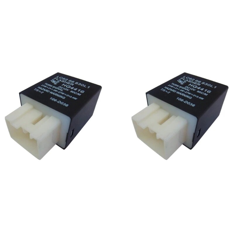☌2X LC6266830 Turn Signals Hazard Flasher Relay For MAZDA FAMILIA 323 PROTEGE MIATA MPV 6