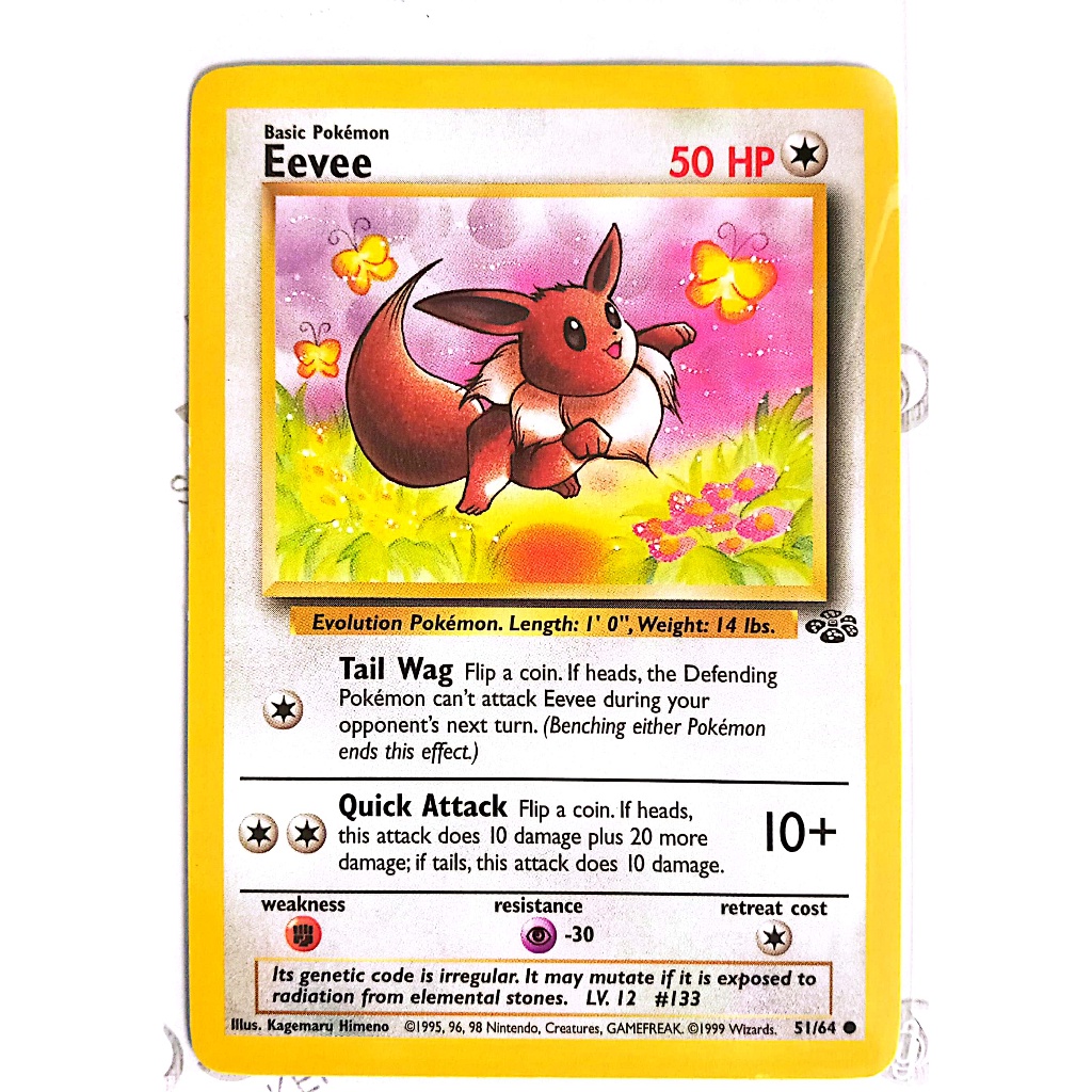1995 eevee pokemon card value 51/64 1st Edition CGC 8.5  Zapp! Comics [1] Tackle (10) [2] Sand Eevee 51/64  Jungle (1999)
