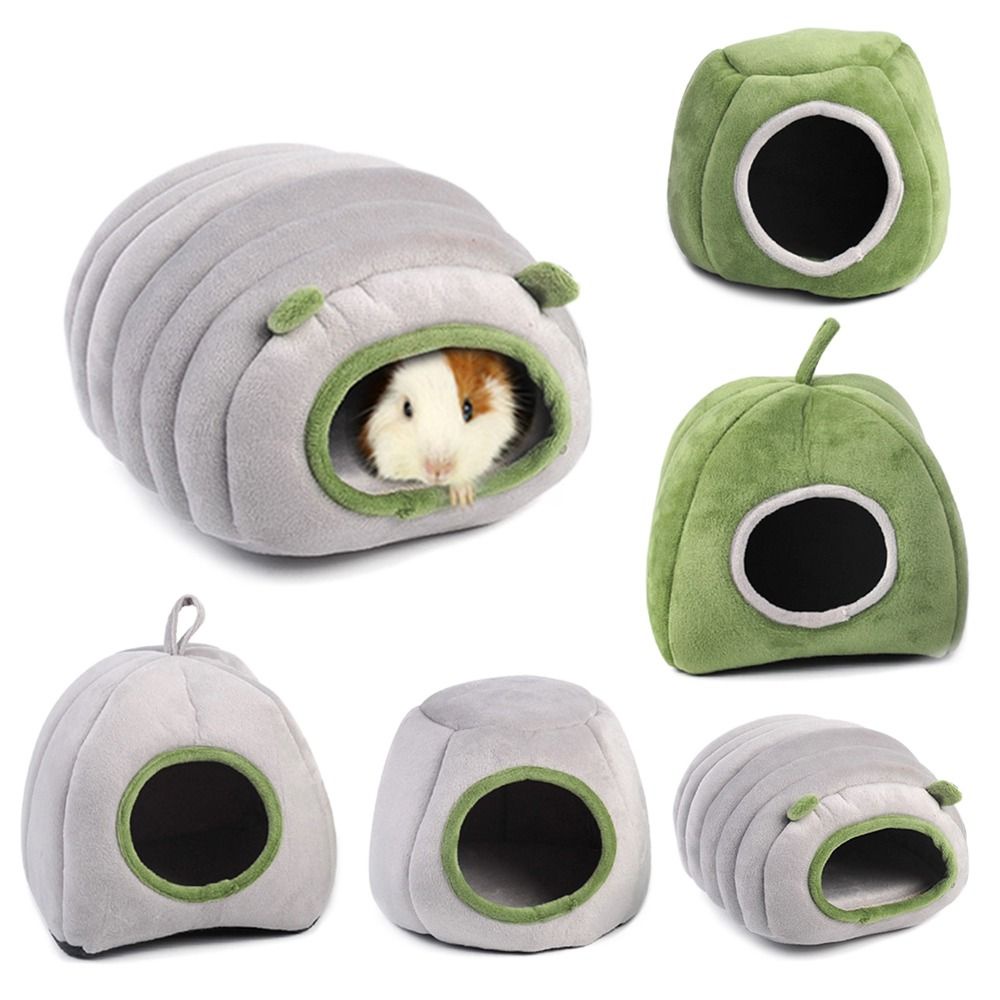 ۞Guinea Pigs Bed Hamster Hideout House Sleep Bed for Chinchilla Ferret